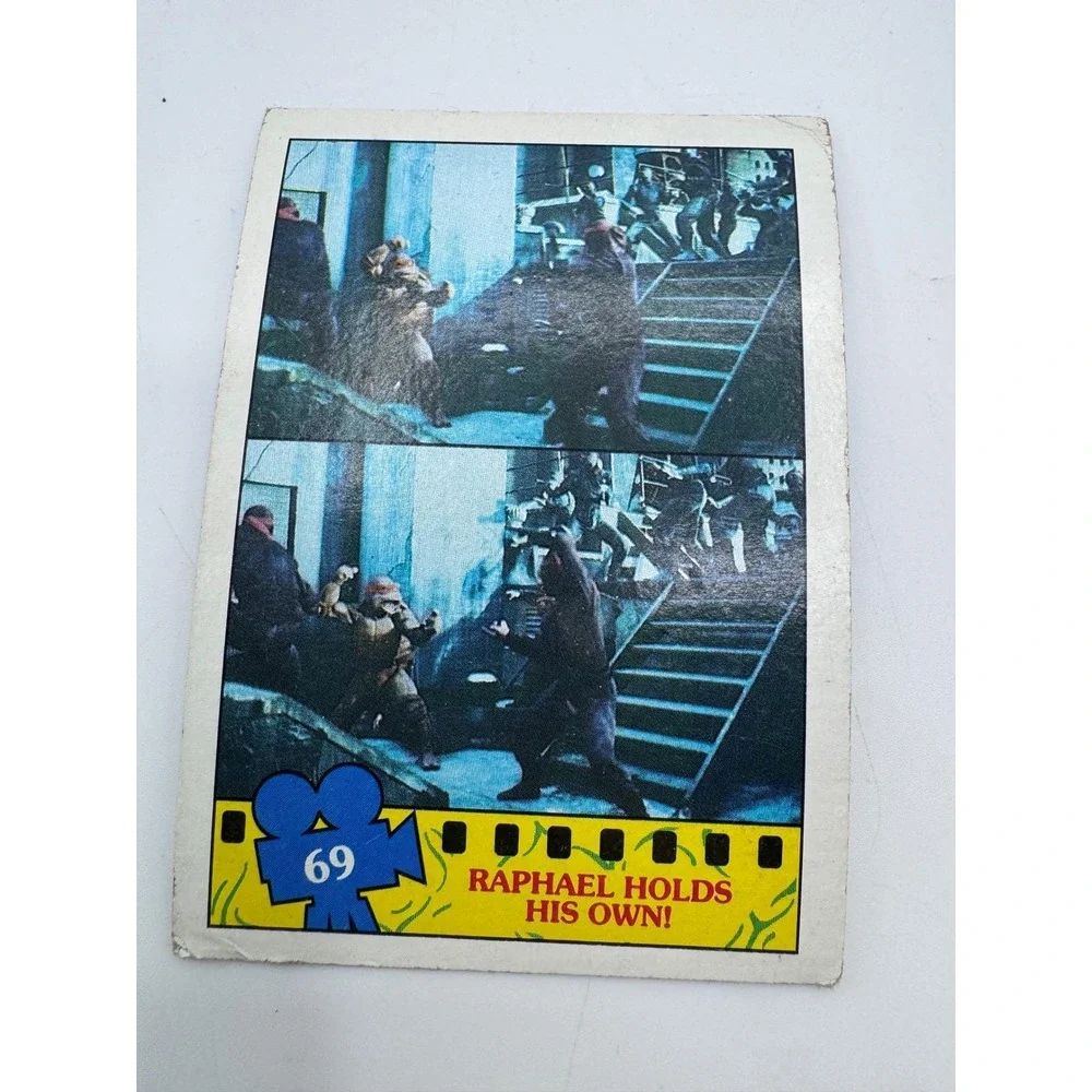 Vintage 1990 Topps Teenage Mutant Ninja Turtles Movie Trading Cards Lot - Picture 5 of 7